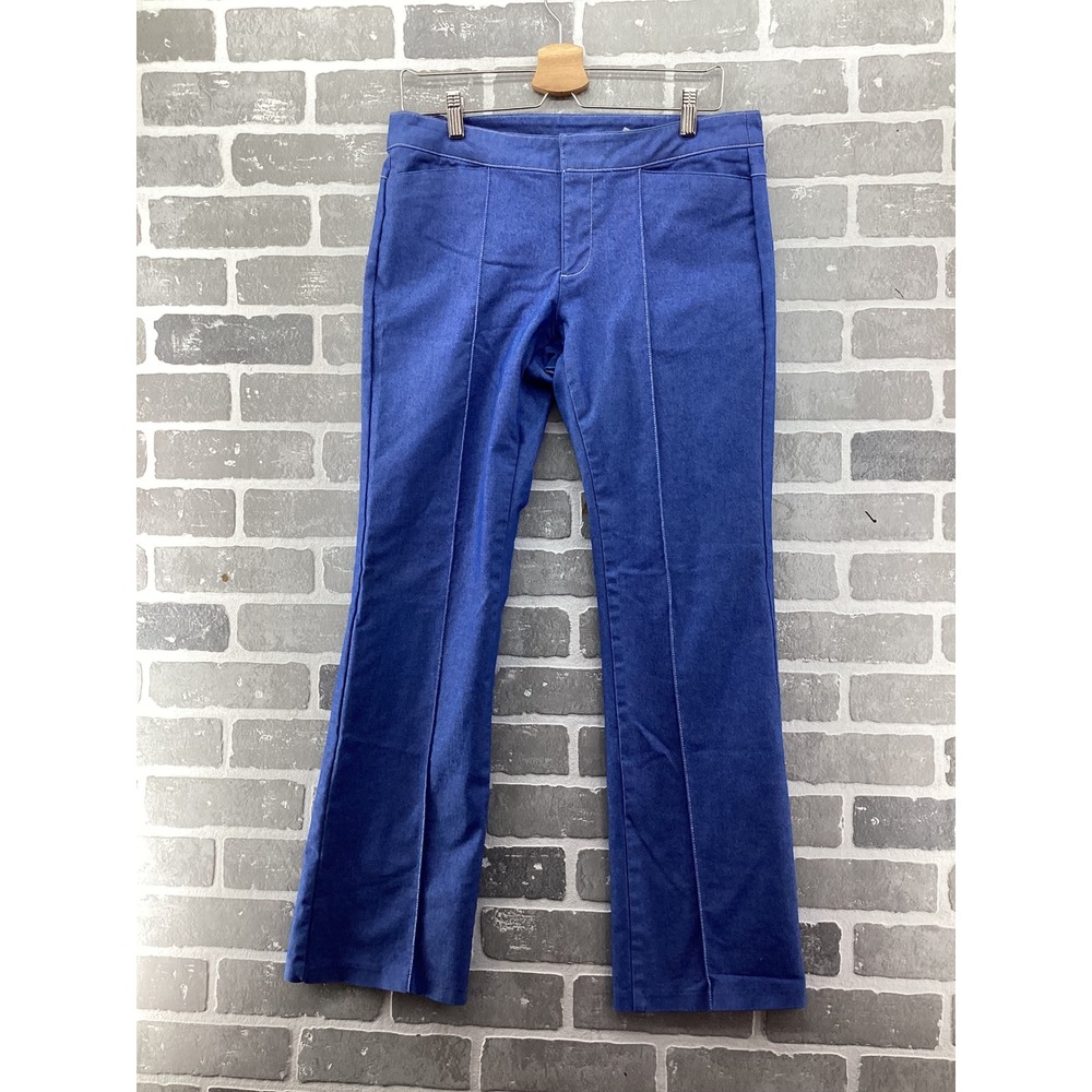 Old Navy Collection Blue Stretch Flare Leg Seam Detail‎ Trousers Pants Womens 10